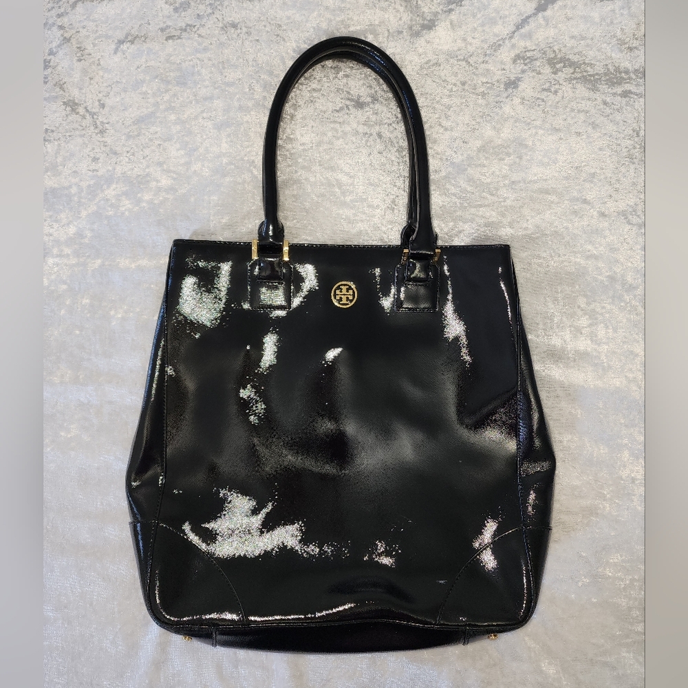 Tory Burch Black Patent Purse